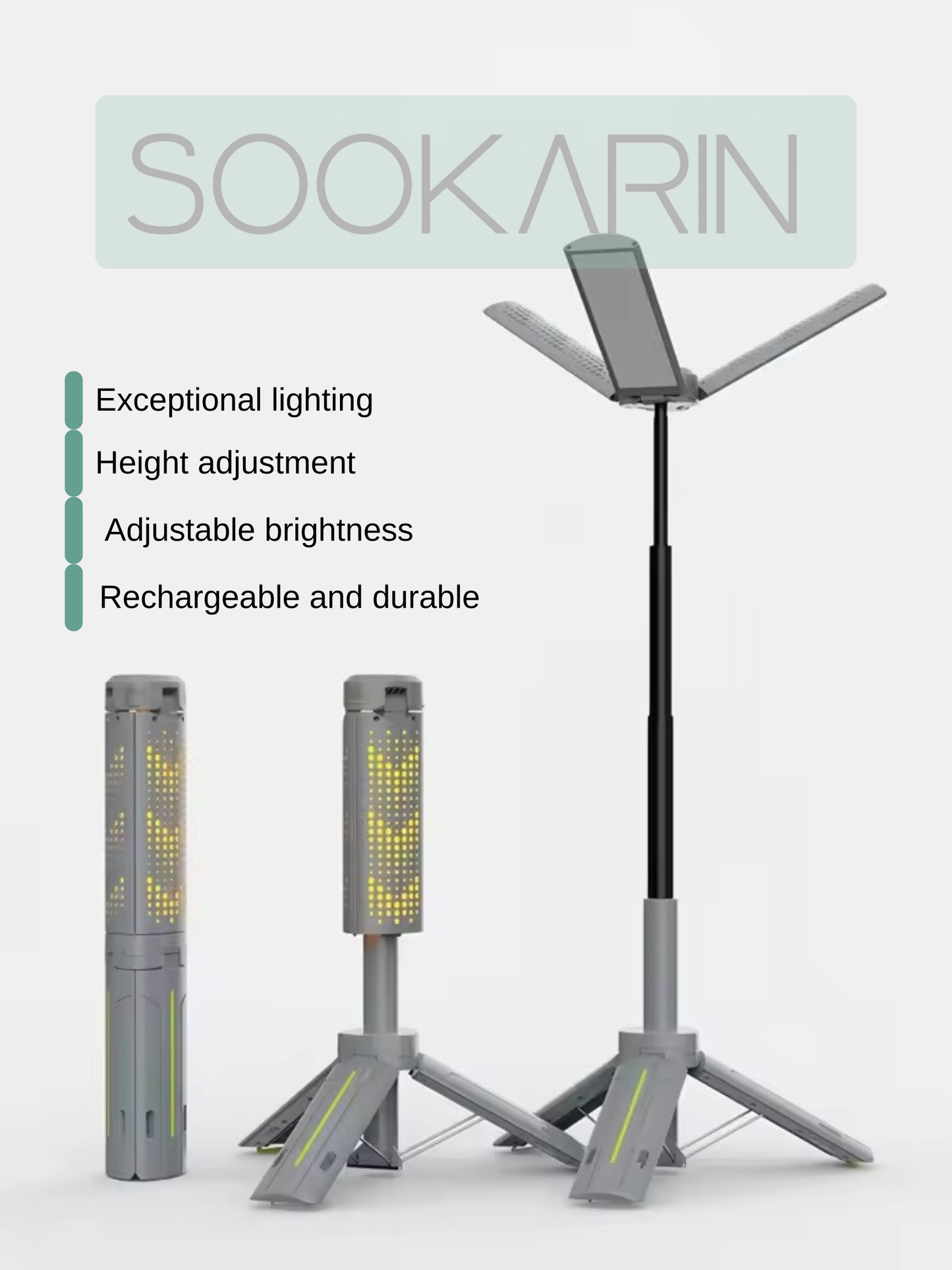 SooKarin™ 1000-Lumen Rechargeable Telescopic LED Flashlight