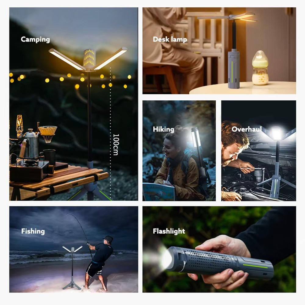 SooKarin™ 1000-Lumen Rechargeable Telescopic LED Flashlight